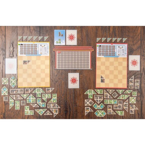 Tangram City Tile Laying Strategy Board Game - Picture 3 of 8